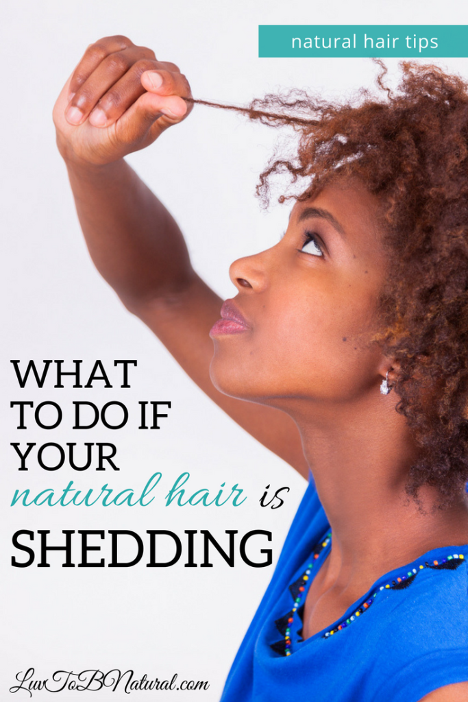 What to do if Your Natural Hair is Shedding Pin