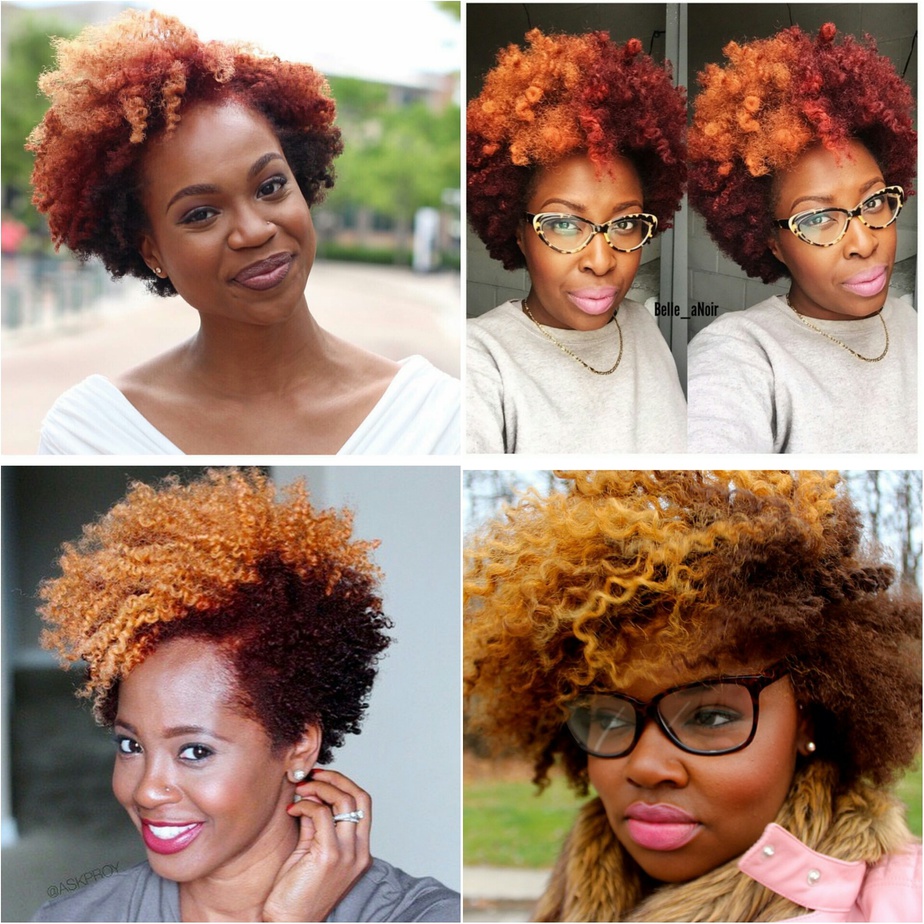 Natural Hair Color Inspo: The Red + Blonde Combo – toia barry