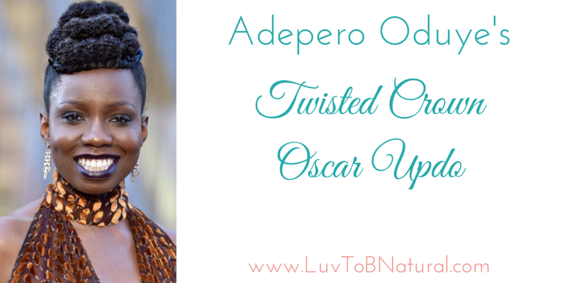 Adepero Oduye Oscar Updo