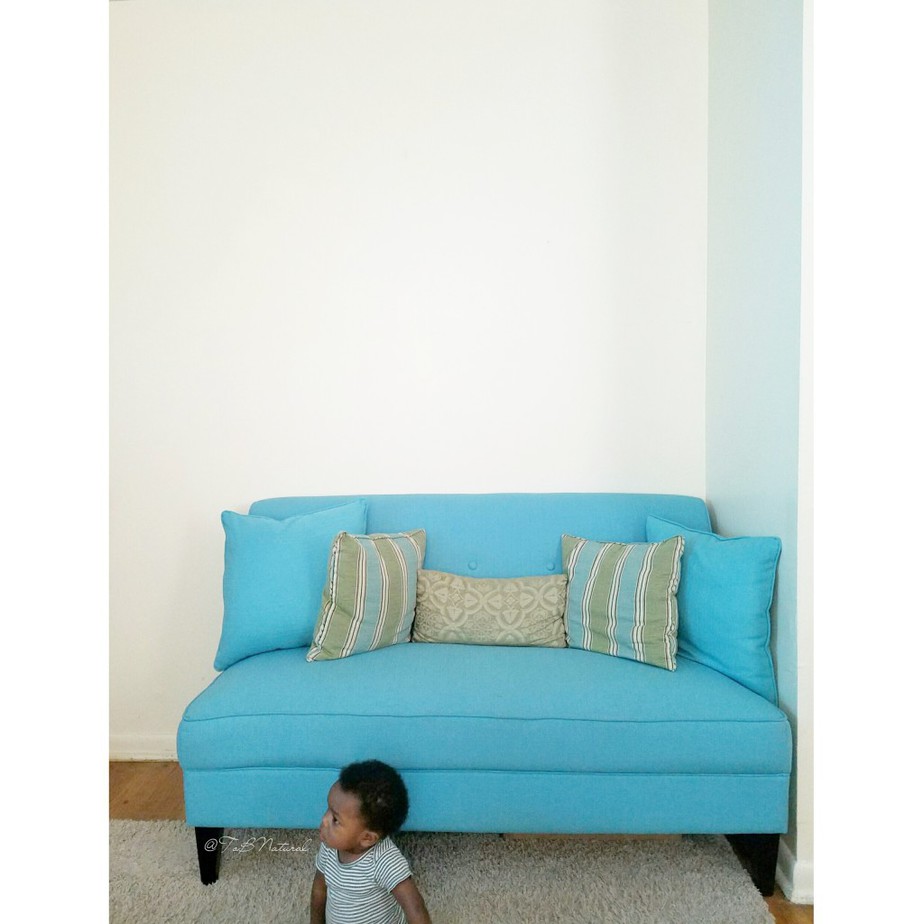 Apartment You Hate Turquoise Loveseat