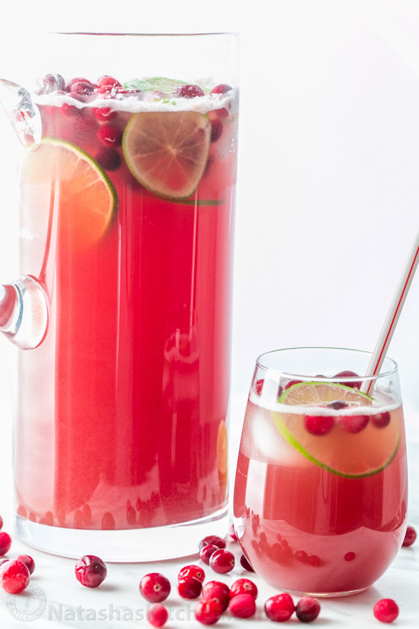 Ginger Ale Cocktails Cranberry Pineapple Punch