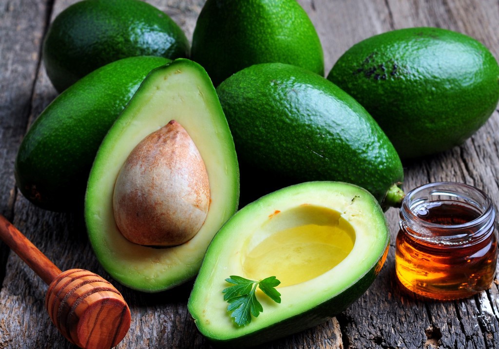 hair products in your kitchen avocado honey