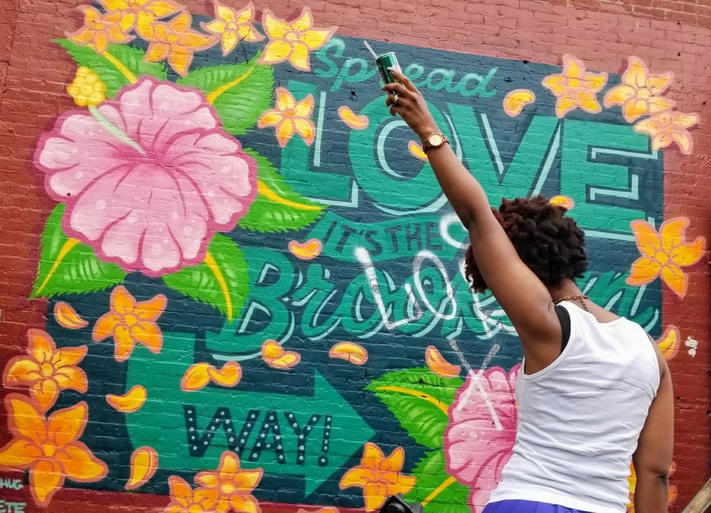 Things to do in Brooklyn in Summer Spread Love Mural 2